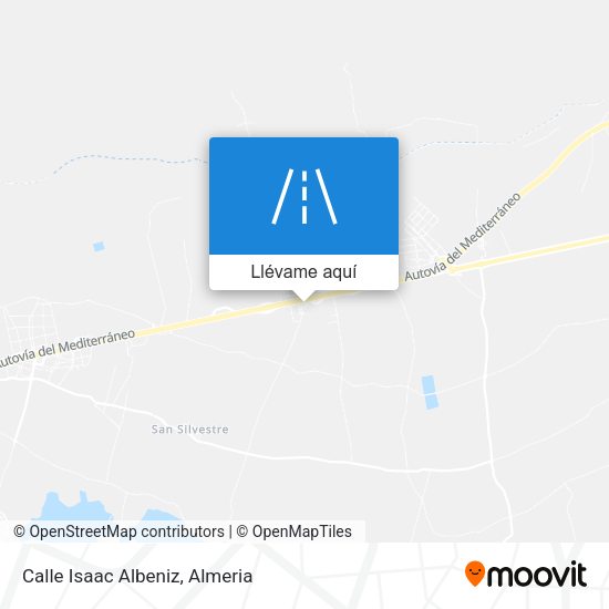 Mapa Calle Isaac Albeniz