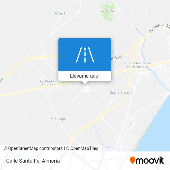 Mapa Calle Santa Fe