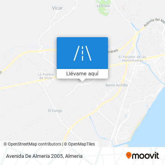 Mapa Avenida De Almería 2005