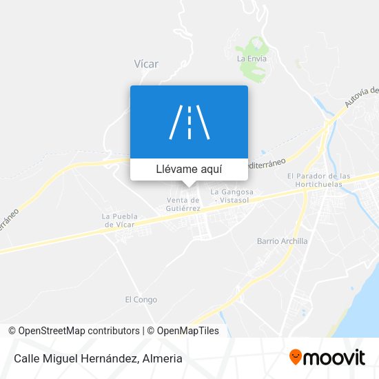 Mapa Calle Miguel Hernández