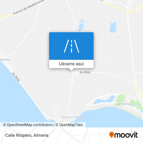 Mapa Calle Níspero
