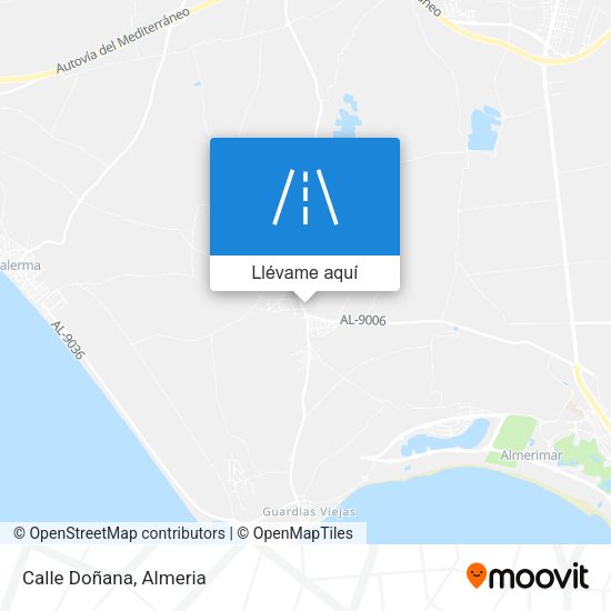 Mapa Calle Doñana