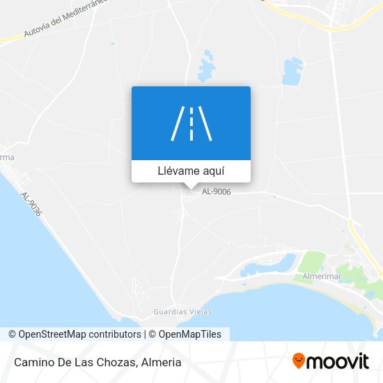 Mapa Camino De Las Chozas