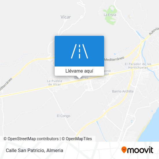 Mapa Calle San Patricio