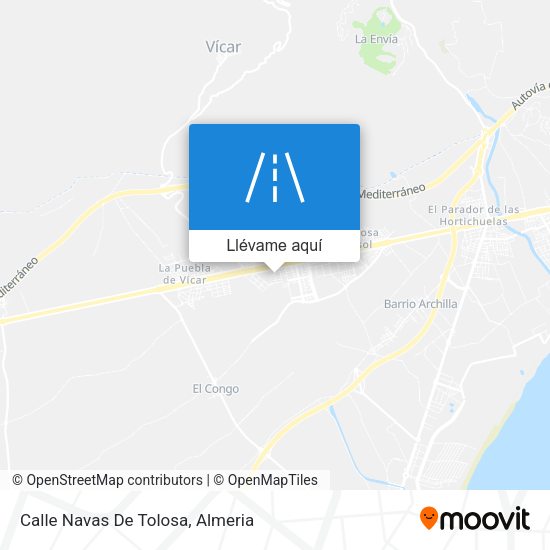 Mapa Calle Navas De Tolosa