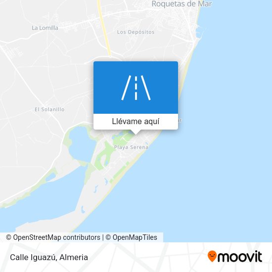 Mapa Calle Iguazú