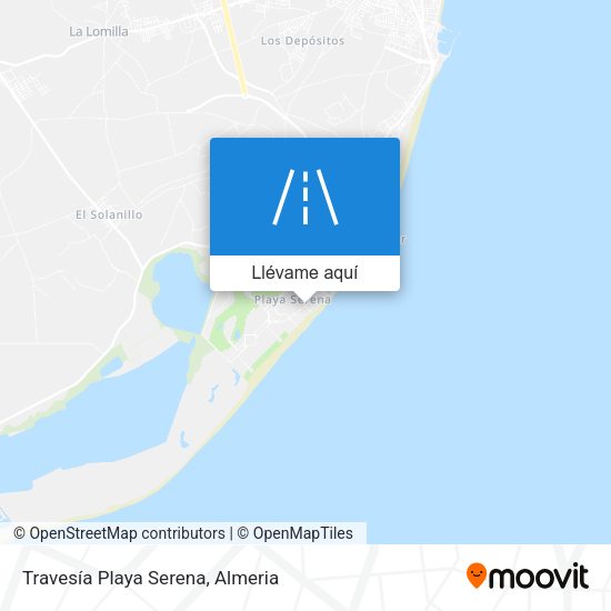 Mapa Travesía Playa Serena