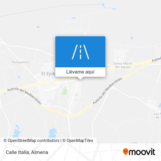 Mapa Calle Italia