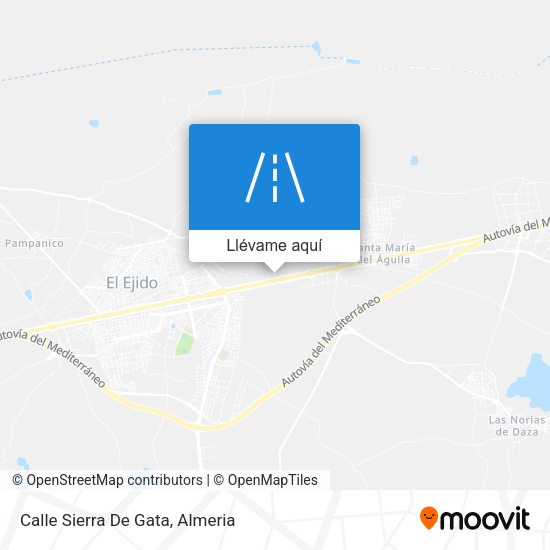 Mapa Calle Sierra De Gata