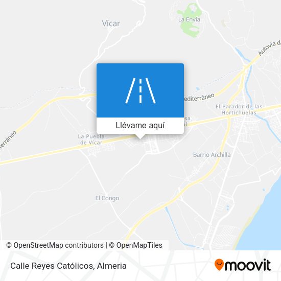 Mapa Calle Reyes Católicos