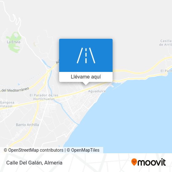Mapa Calle Del Galán