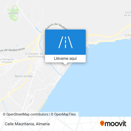 Mapa Calle Mauritania