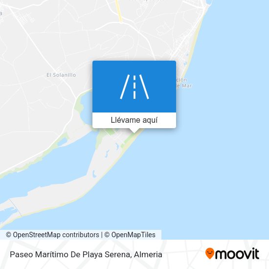 Mapa Paseo Marítimo De Playa Serena