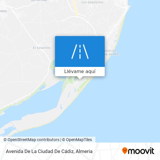 Mapa Avenida De La Ciudad De Cádiz