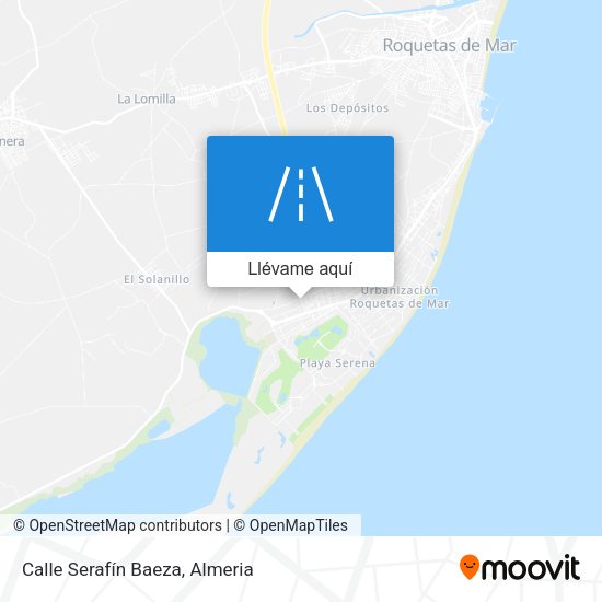 Mapa Calle Serafín Baeza