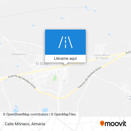 Mapa Calle Mónaco