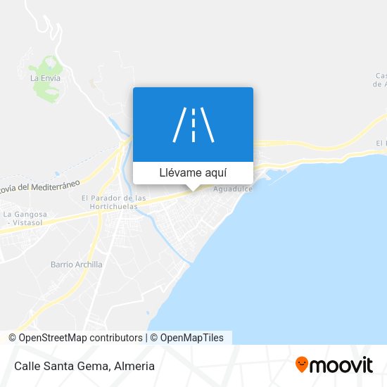 Mapa Calle Santa Gema