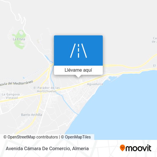 Mapa Avenida Cámara De Comercio