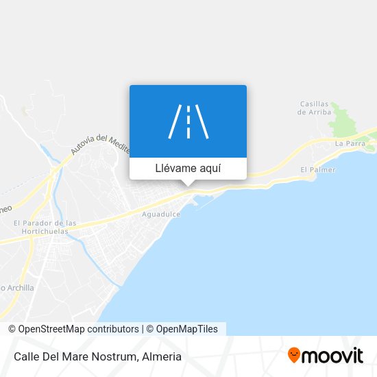 Mapa Calle Del Mare Nostrum
