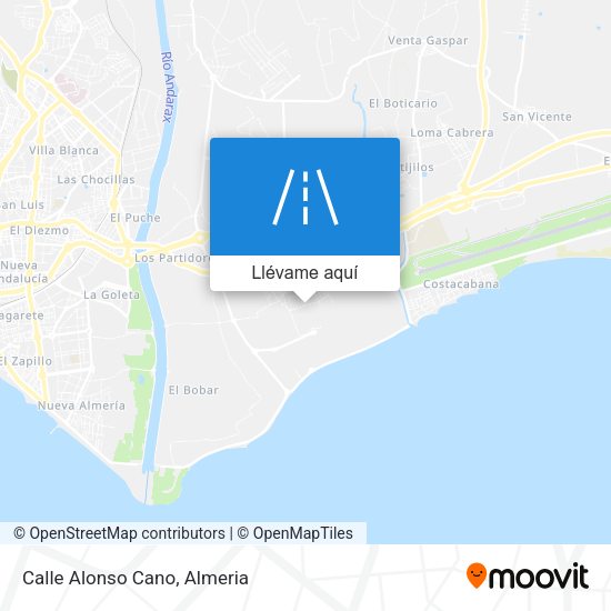 Mapa Calle Alonso Cano