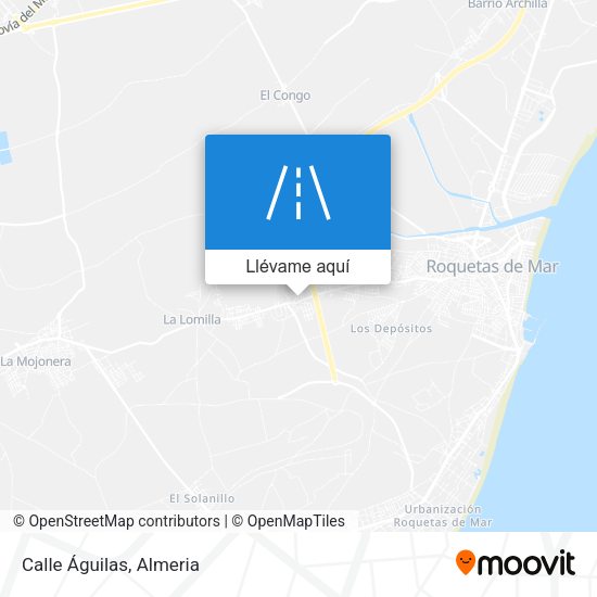 Mapa Calle Águilas