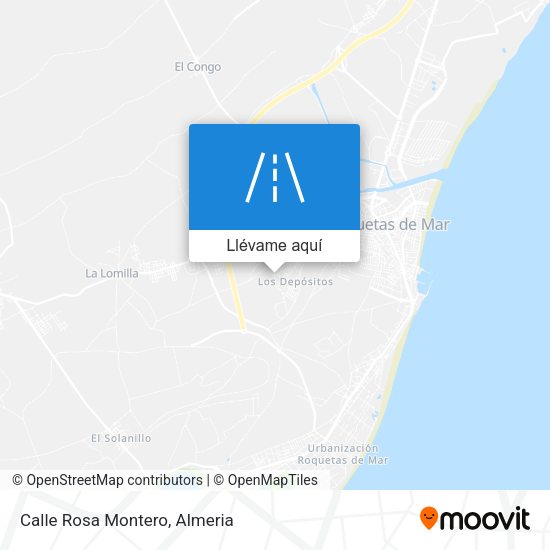 Mapa Calle Rosa Montero
