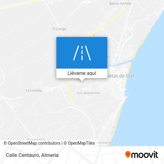 Mapa Calle Centauro