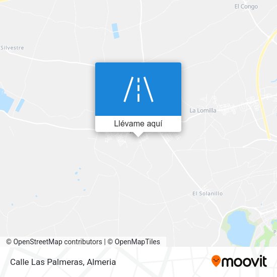 Mapa Calle Las Palmeras