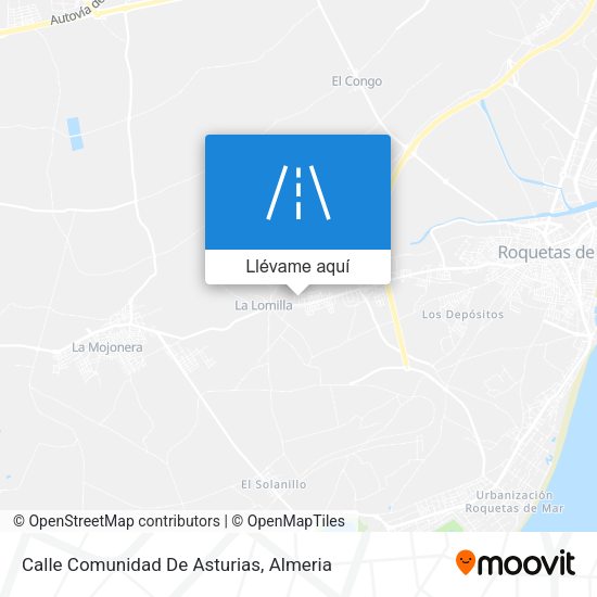 Mapa Calle Comunidad De Asturias