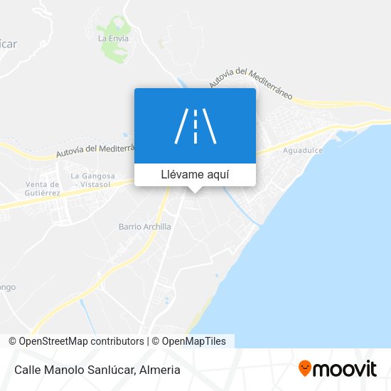 Mapa Calle Manolo Sanlúcar