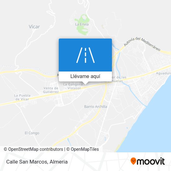Mapa Calle San Marcos