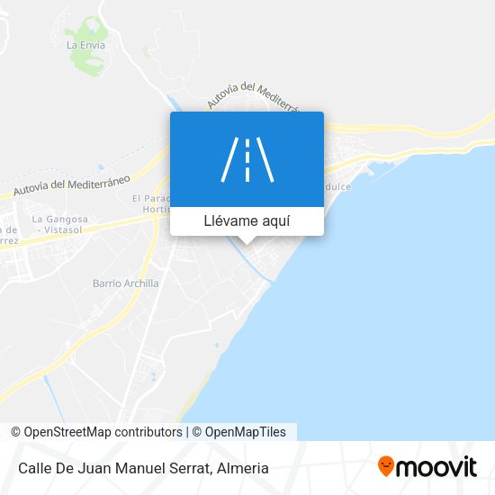 Mapa Calle De Juan Manuel Serrat