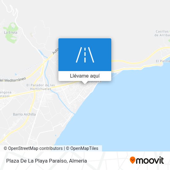 Mapa Plaza De La Playa Paraíso