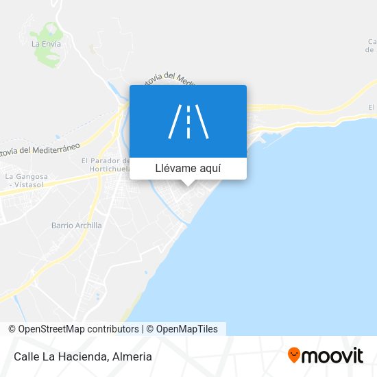 Mapa Calle La Hacienda