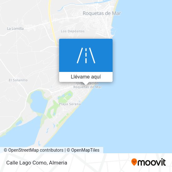 Mapa Calle Lago Como