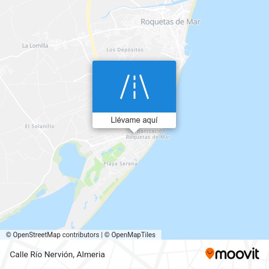 Mapa Calle Río Nervión