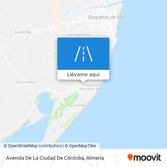 Mapa Avenida De La Ciudad De Córdoba