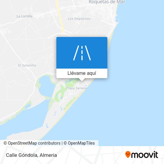 Mapa Calle Góndola