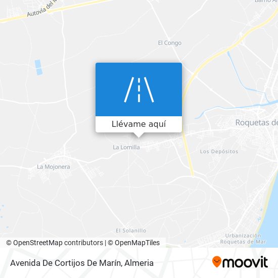 Mapa Avenida De Cortijos De Marín