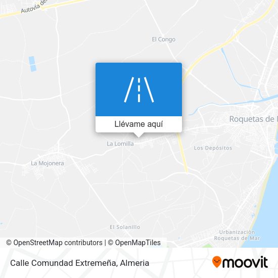 Mapa Calle Comundad Extremeña