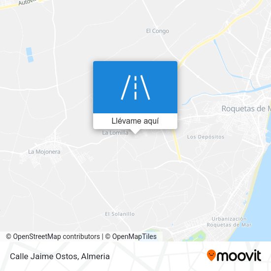 Mapa Calle Jaime Ostos