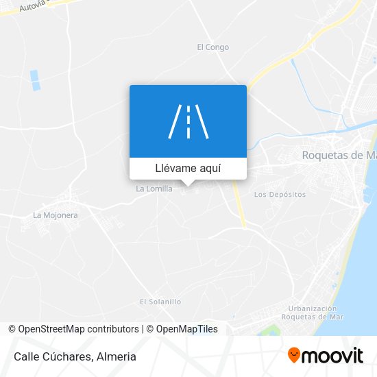 Mapa Calle Cúchares