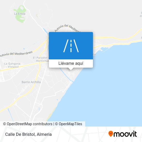 Mapa Calle De Bristol
