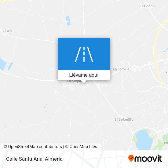 Mapa Calle Santa Ana
