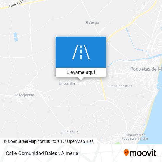 Mapa Calle Comunidad Balear