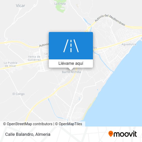 Mapa Calle Balandro