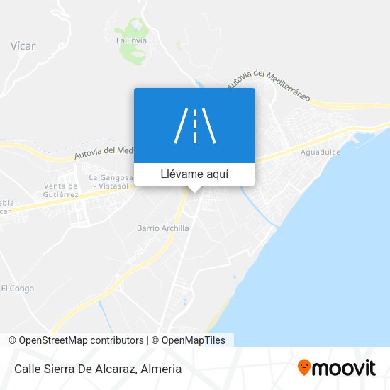 Mapa Calle Sierra De Alcaraz