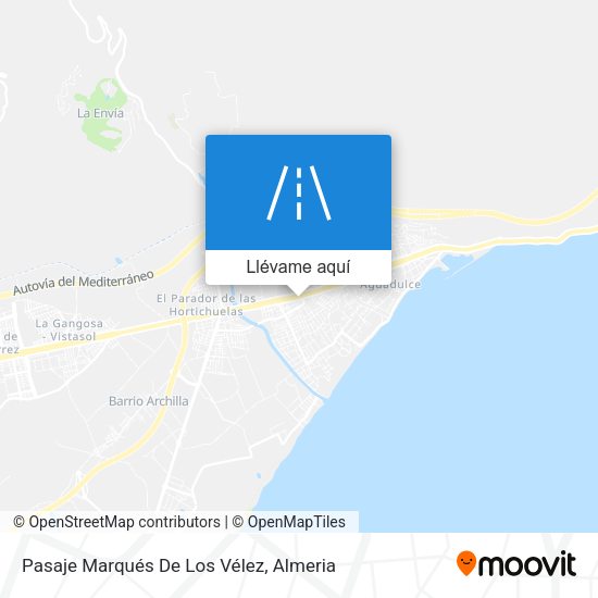 Mapa Pasaje Marqués De Los Vélez
