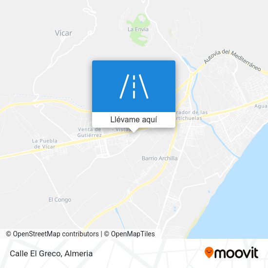 Mapa Calle El Greco