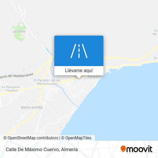Mapa Calle De Máximo Cuervo